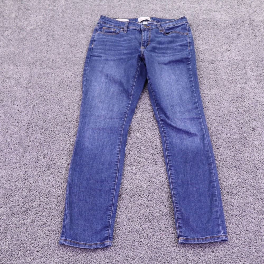 Universal Thread Jeans Womens 4/27R Blue Mid Rise Skinny Stretch Denim